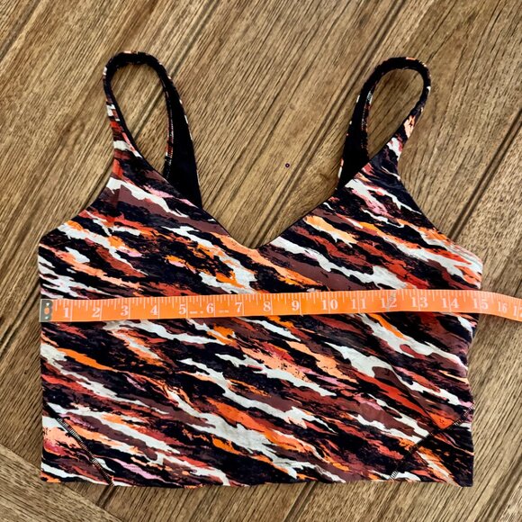 Lululemon Align Tank Lunar 2022New Year Tiger Tide Smoky Red Multi Size 12 Rare - Picture 6 of 11